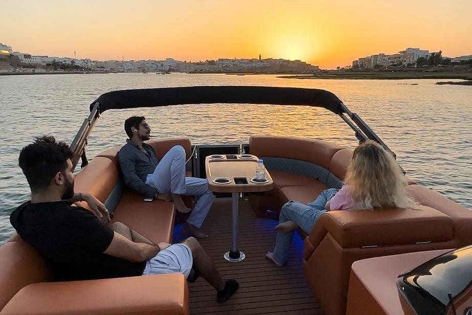 Private guided boat tour in Rabat – Bouregreg River cruise with Kasbah and Hassan Tower views