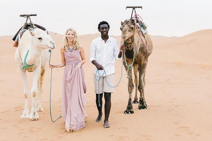 Fes to Fes private desert tour 2-day luxury camp – Sahara dunes and comfortable camp from Fes