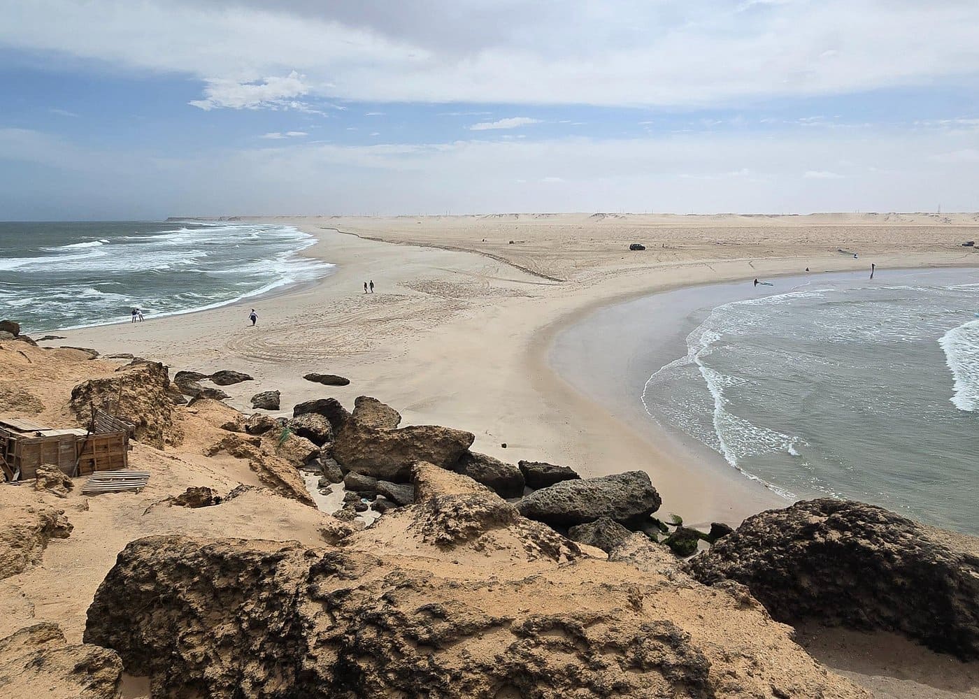 Dakhla White Dune Imlili and nomadic culture tour – desert dunes, lagoon and nomad encounter